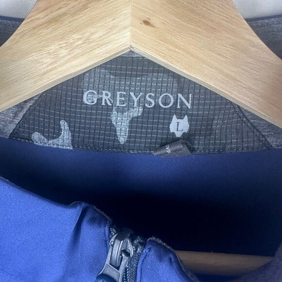 Greyson Men's Size L Quarter Zip Long Sleeve Quarter Zip 1/4 Zip - Picture 6 of 12